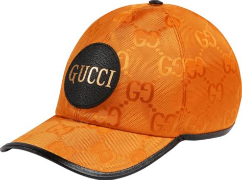 gucci orange cap|gucci fitted hat.